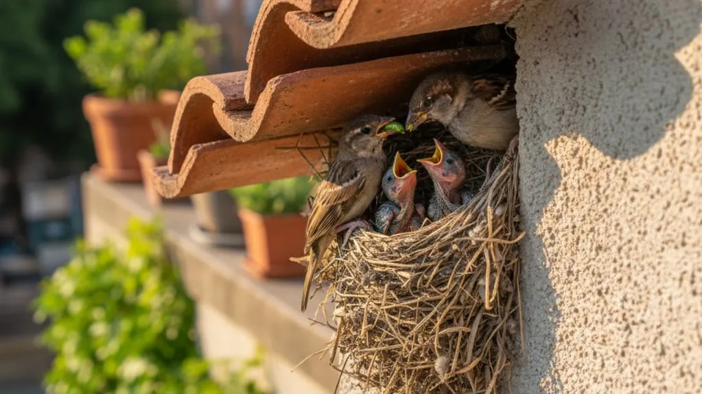 Wat betekent een mussenest in je buurt?